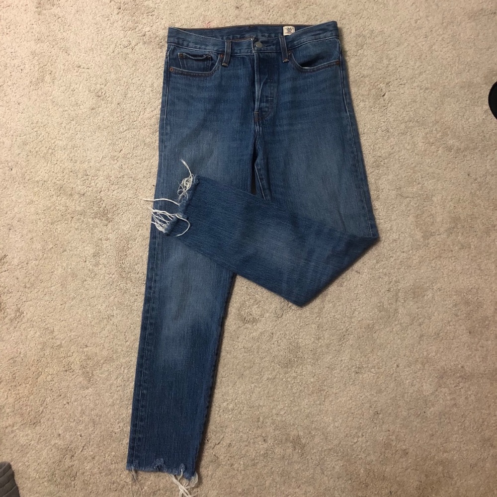 white oak denim Levi jeans